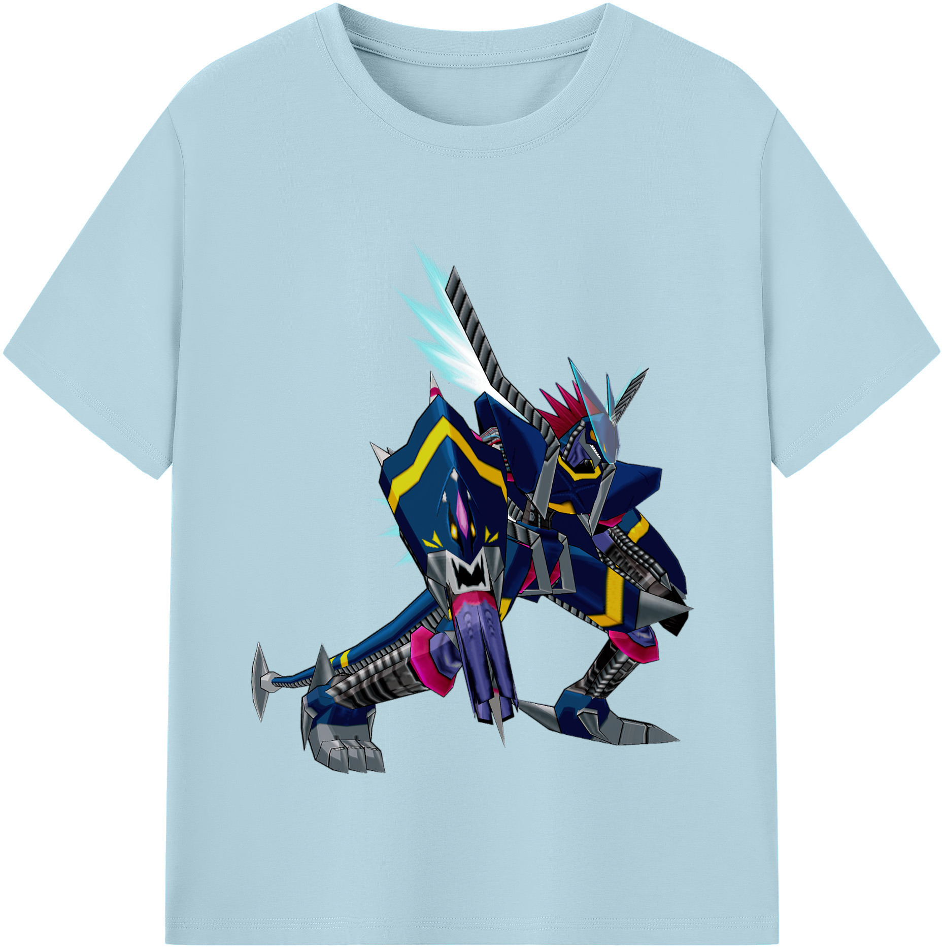 （画像用） Digimon デジタルモンスター/デジモン 綿100％半袖Tシャツ（フロントプリント）